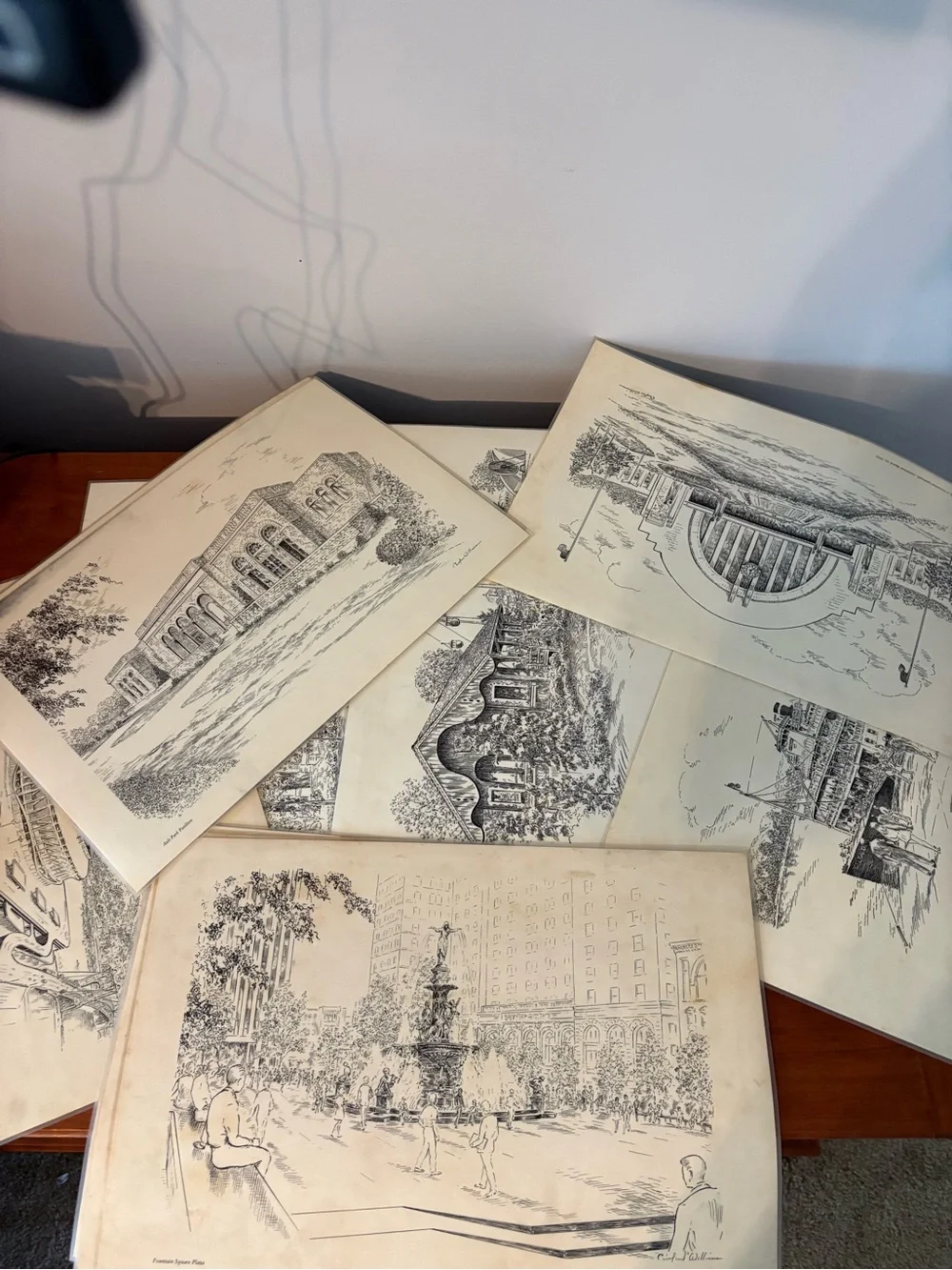 Caroline Williams Cincinnati Landmark Placemats Set of 12
